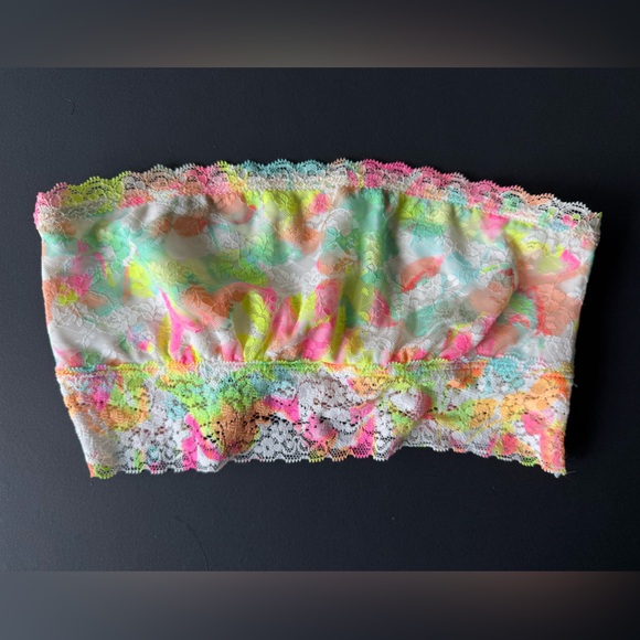 Victoria's Secret PINK Colorful Lace Tube Top - Size XS - Picture 1 of 7